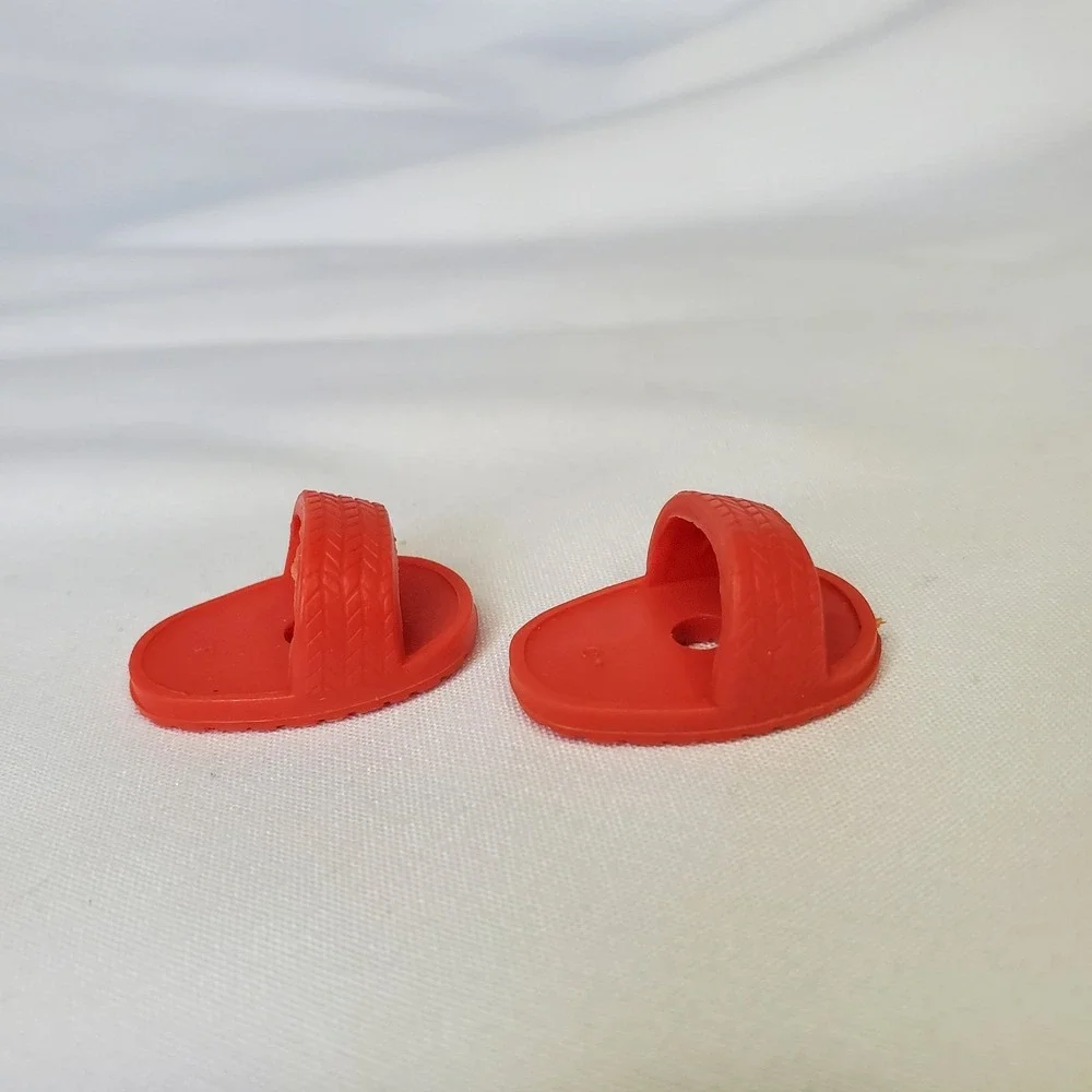 VTG 1982 Strawberry Shortcake Kenner Berry Wear Fashions RED‎ SANDALS SHOES